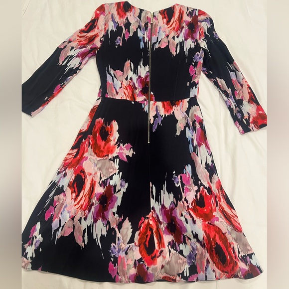 Kate Spade Hazy Floral Long Sleeved Dress 0 XS - Picture 3 of 5